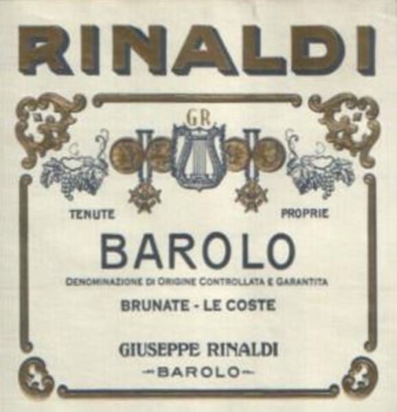 Rượu vang đỏ Giuseppe Rinaldi Barolo Brunate Le Coste 2009