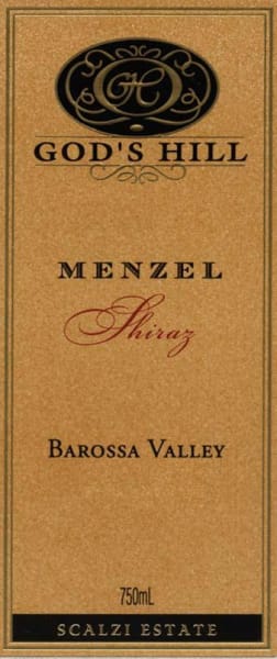 Rượu vang đỏ God's Hill Wines Menzel Shiraz 2008