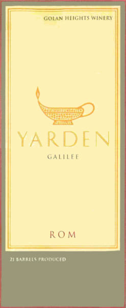 Rượu vang đỏ Golan Heights Yarden Rom 2007