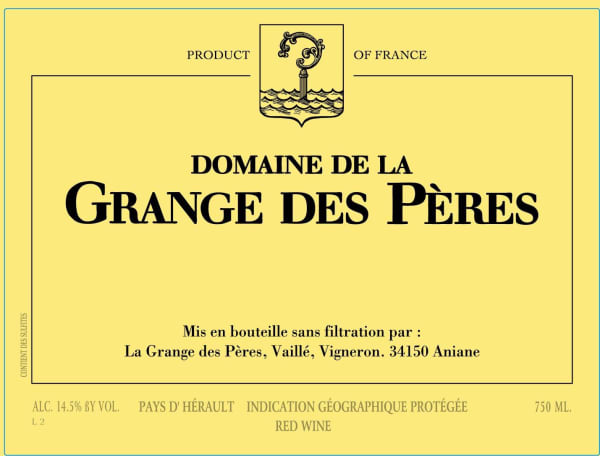 Rượu vang đỏ Grange des Peres Pays d'Herault 2019