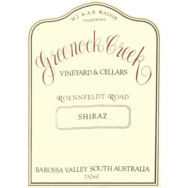 Rượu vang đỏ Greenock Creek Roennfeldt Road Shiraz 2000