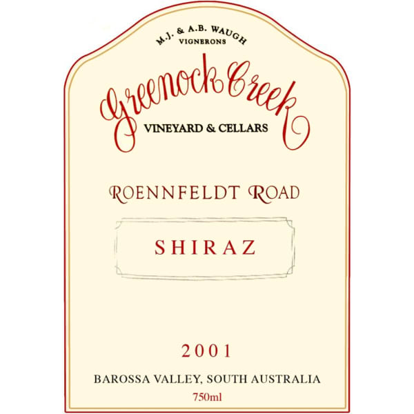 Rượu vang đỏ Greenock Creek Roennfeldt Road Shiraz 2001