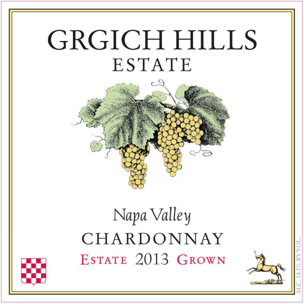 Rượu vang trằng Grgich Hills Estate Chardonnay (chai Magnum 1,5 lít) 2013