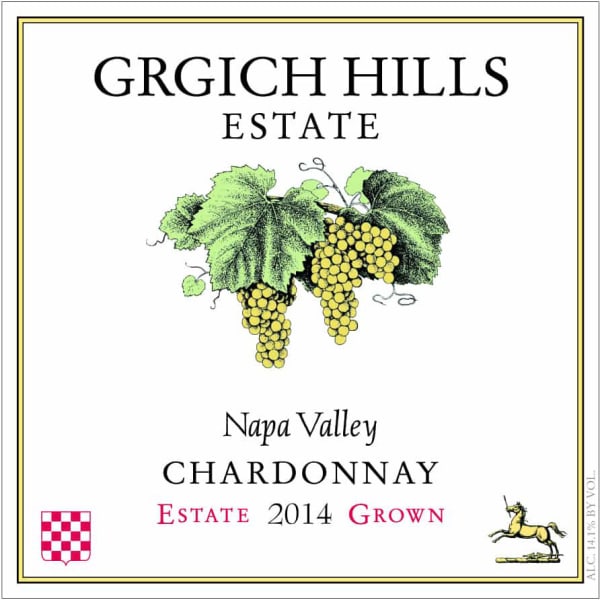 Rượu vang trằng Grgich Hills Estate Chardonnay (chai Magnum 1,5 lít) 2014