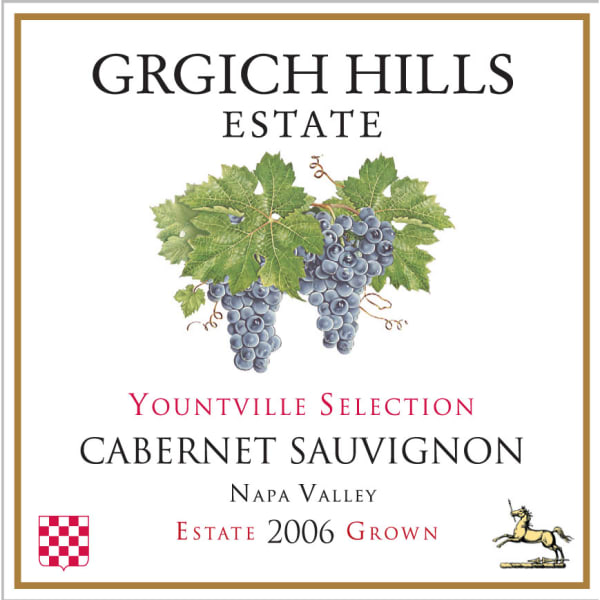Rượu vang đỏ Grgich Hills Estate Yountville Selection Cabernet Sauvignon 2006