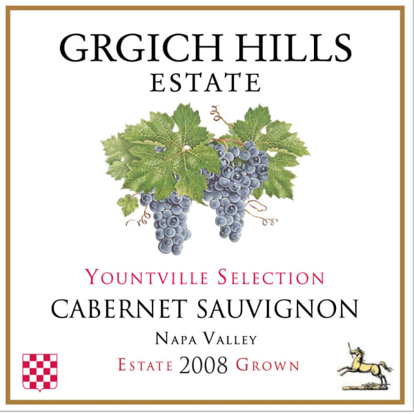Rượu vang đỏ Grgich Hills Estate Yountville Selection Cabernet Sauvignon 2008