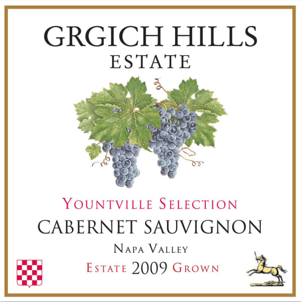 Rượu vang đỏ Grgich Hills Estate Yountville Selection Cabernet Sauvignon 2009