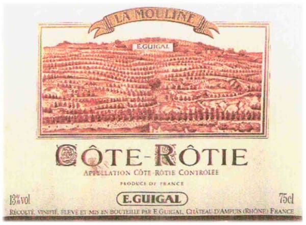 Rượu vang đỏ Guigal Cote Rotie La Mouline 1978