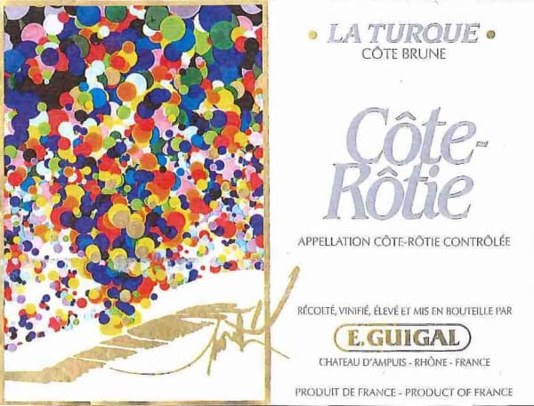 Rượu vang đỏ Guigal Cote Rotie La Turque 2010