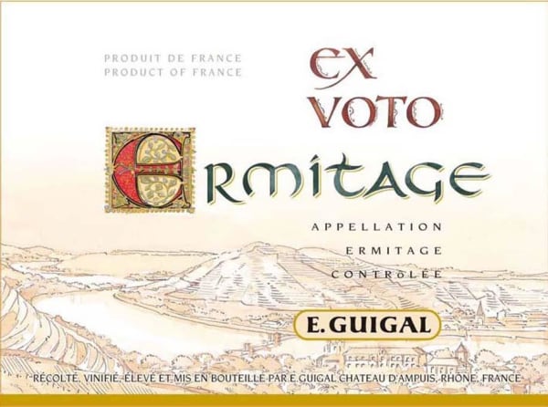 Rượu vang trằng Guigal Ermitage Ex Voto Blanc 2018