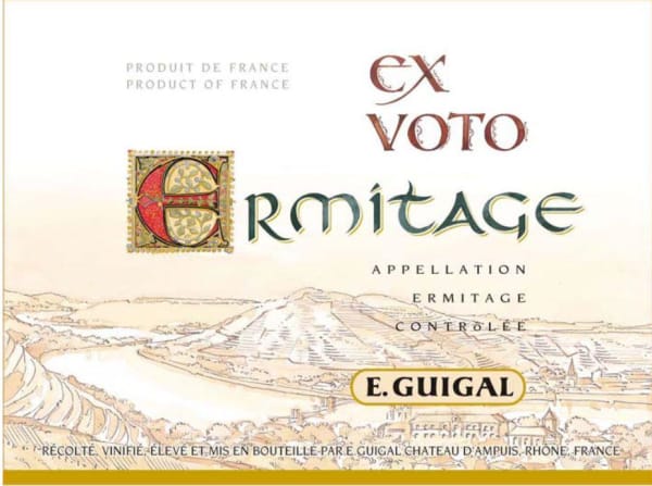 Rượu vang đỏ Guigal Ermitage Ex Voto Rouge 2018