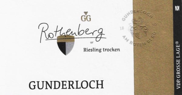 Rượu vang trằng Gunderloch Nackenheimer Rothenberg Riesling Grosses Gewachs 2020