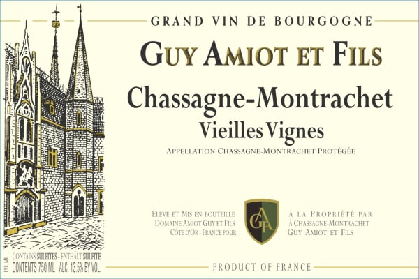 Rượu vang trằng Guy Amiot Chassagne-Montrachet Vieilles Vignes 2017
