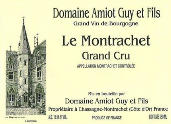 Rượu vang trằng Guy Amiot Le Montrachet Grand Cru 2011