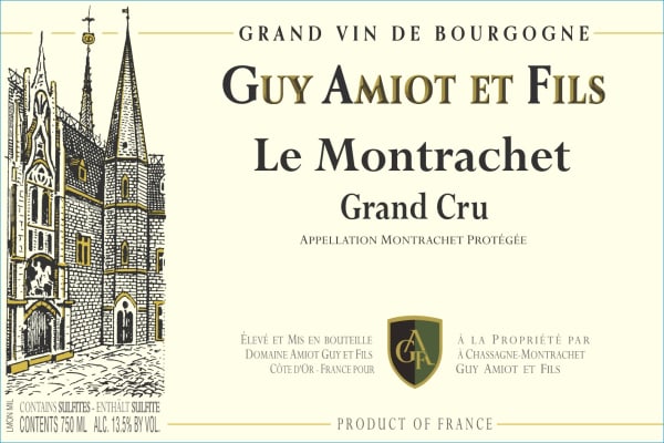 Rượu vang trằng Guy Amiot Le Montrachet Grand Cru 2012