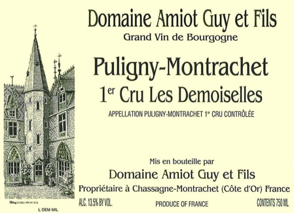 Rượu vang trằng Guy Amiot Puligny-Montrachet Les Demoiselles Premier Cru 2013
