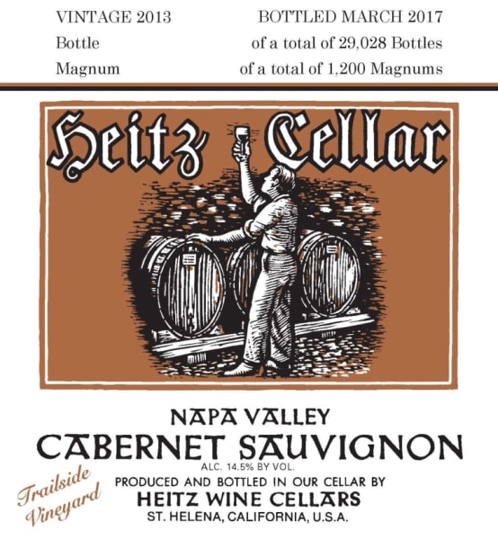 Rượu vang đỏ Heitz Cellar Trailside Vineyard Cabernet Sauvignon (chai Magnum 1,5 lít) 2013