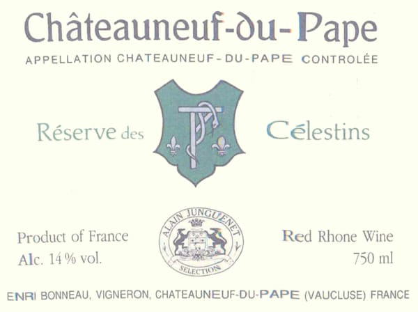 Rượu vang đỏ Henri Bonneau Chateauneuf-du-Pape Reserve des Celestins 1995