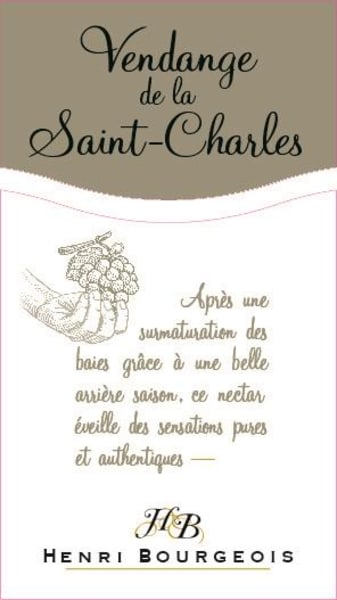 Rượu vang trằng Henri Bourgeois Vendange de la Saint-Charles Sancerre 2008