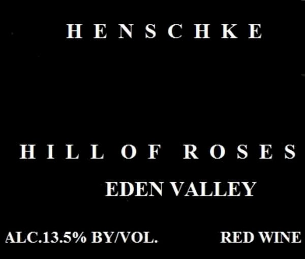 Rượu vang đỏ Henschke Hill of Roses Shiraz 2007