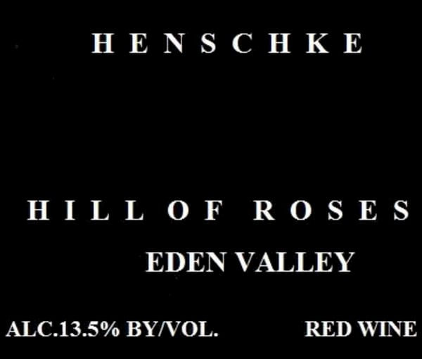 Rượu vang đỏ Henschke Hill of Roses Shiraz 2008