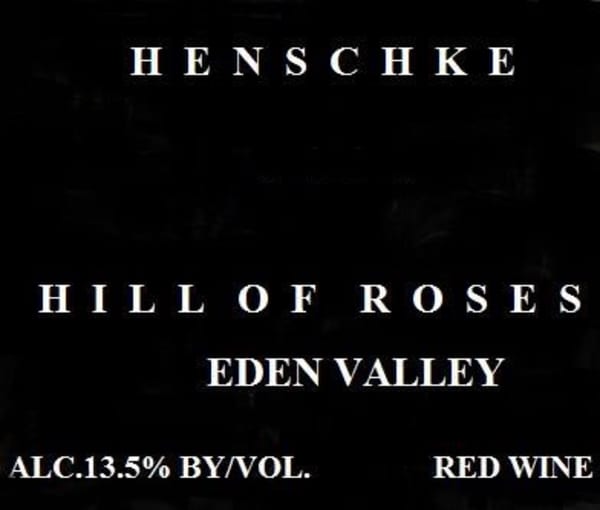Rượu vang đỏ Henschke Hill of Roses Shiraz 2009