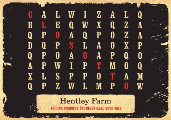 Rượu vang đỏ Hentley Farm Clos Otto Shiraz 2010
