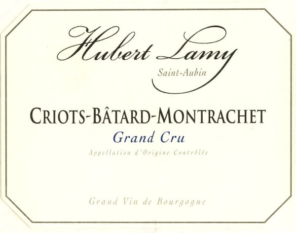 Rượu vang trằng Hubert Lamy Criots-Batard-Montrachet Grand Cru 2013