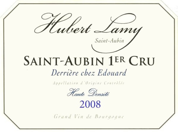 Rượu vang trằng Hubert Lamy Saint-Aubin Derriere chez Edouard Haute Densite Premier Cru 2008