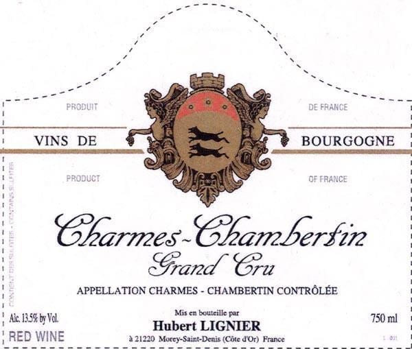 Rượu vang đỏ Hubert Lignier Charmes Chambertin Grand Cru 2012