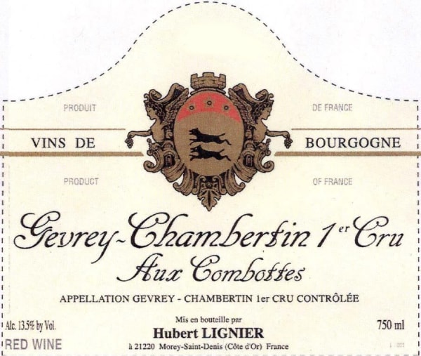 Rượu vang đỏ Hubert Lignier Gevrey-Chambertin Aux Combottes Premier Cru 2010