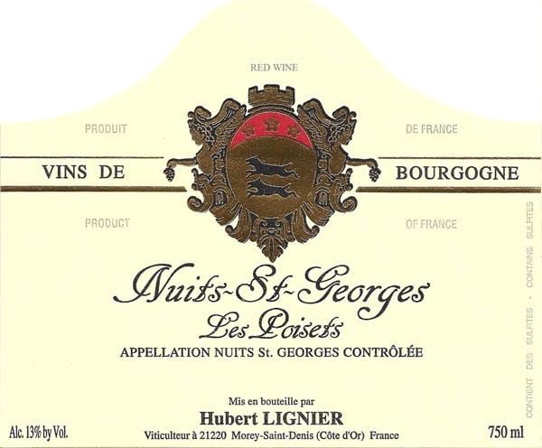 Rượu vang đỏ Hubert Lignier Nuits-St-Georges Les Poisets (chai Magnum 1,5 lít) 2017