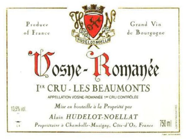 Rượu vang đỏ Hudelot-Noellat Vosne-Romanee Les Beaumonts Premier Cru 2015