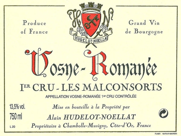 Rượu vang đỏ Hudelot-Noellat Vosne-Romanee Les Malconsorts Premier Cru 2009