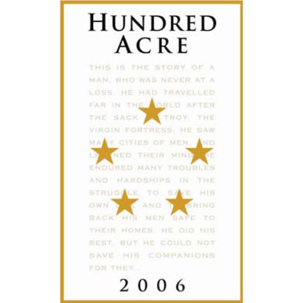 Rượu vang đỏ Hundred Acre Ancient Way Vineyard Summer's Block (1.5 Liter Magnum in OWC) 2006