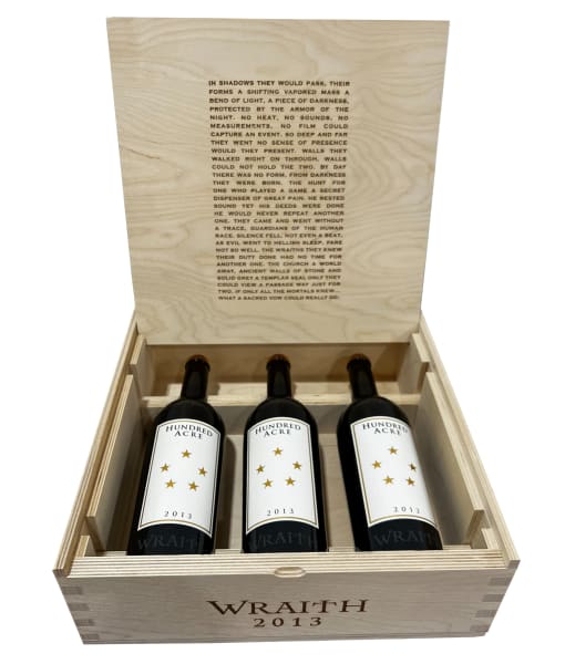 Rượu vang đỏ Hundred Acre Wraith Cabernet Sauvignon (3 Bottles in OWC) 2013