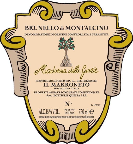 Rượu vang đỏ Il Marroneto Brunello Madonna delle Grazie 2017