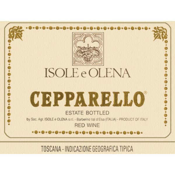 Rượu vang đỏ Isole e Olena Cepparello (chai Magnum 1,5 lít) 1995