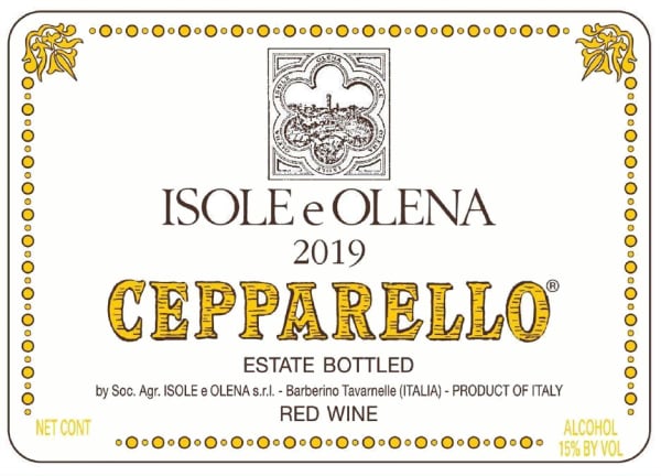 Rượu vang đỏ Isole e Olena Cepparello (chai Magnum 1,5 lít) 2019