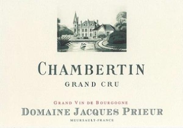 Rượu vang đỏ Jacques Prieur Chambertin Grand Cru 2013