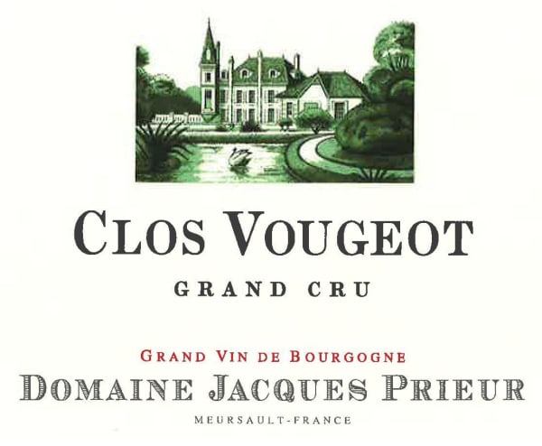 Rượu vang đỏ Jacques Prieur Clos Vougeot Grand Cru 2018