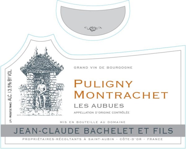 Rượu vang trằng Jean-Claude Bachelet Puligny-Montrachet Les Aubues 2018