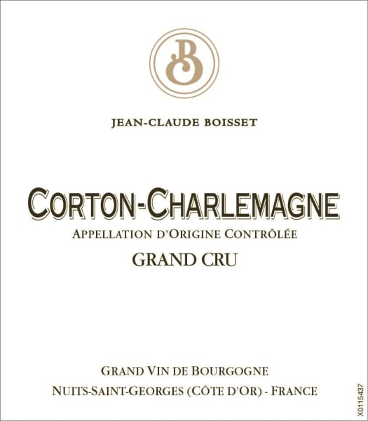 Rượu vang trằng Jean-Claude Boisset Corton Charlemagne Grand Cru 2014