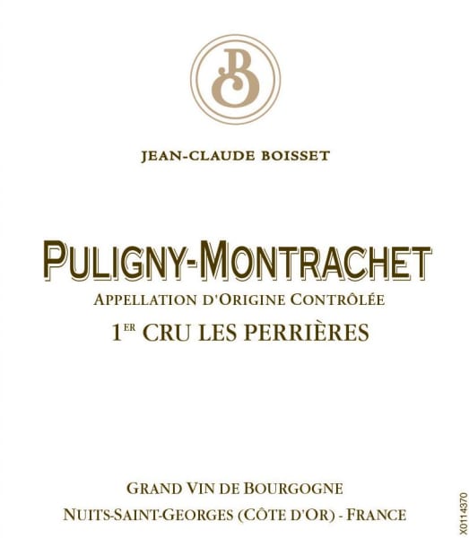 Rượu vang trằng Jean-Claude Boisset Puligny-Montrachet Les Perrieres Premier Cru 2012