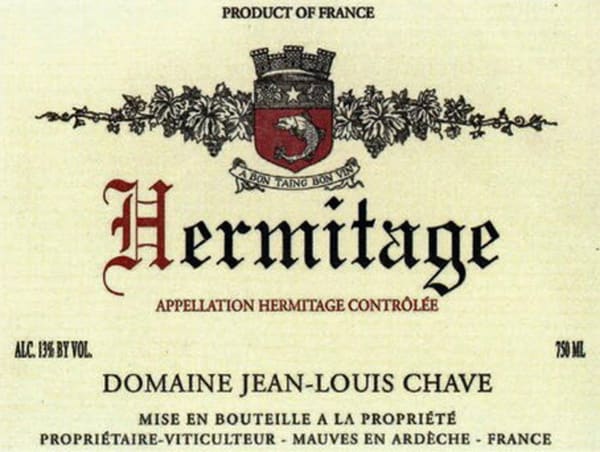 Rượu vang đỏ Jean-Louis Chave Hermitage (chai Magnum 1,5 lít) 2015