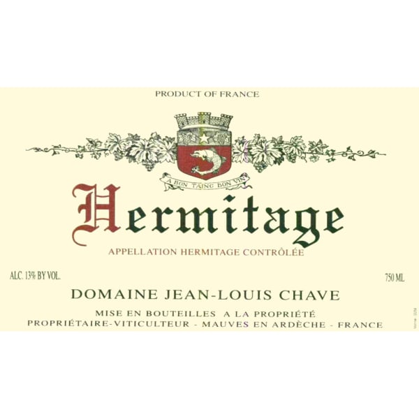 Rượu vang trằng Jean-Louis Chave Hermitage Blanc (chai Magnum 1,5 lít) 2005
