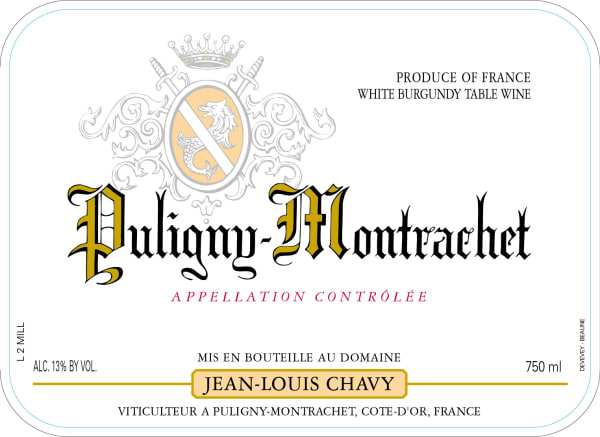 Rượu vang trằng Jean-Louis Chavy Puligny-Montrachet 2019