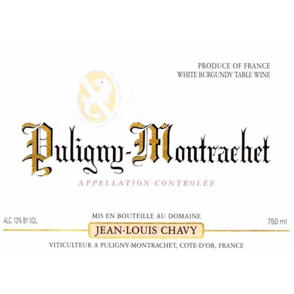 Rượu vang trằng Jean-Louis Chavy Puligny Montrachet Village 2013
