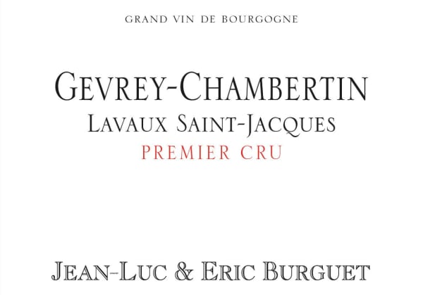 Rượu vang đỏ Jean-Luc & Eric Burguet Gevrey-Chambertin Lavaux-St-Jacques Premier Cru 2019