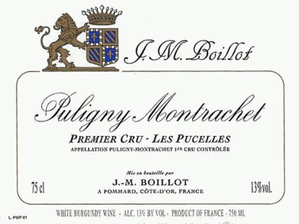 Rượu vang trằng Jean-Marc Boillot Puligny Montrachet Les Pucelles Premier Cru 2004